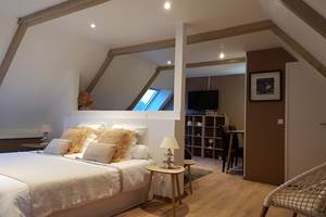 Cabine de plage - grande chambre d'hôtes avec salon - 2 personnes