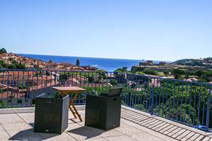 terrasse panoramique solarium hotel Ambeille