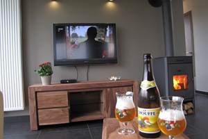 Poêle, cosy, bière chouffe