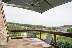 Vue depuis le Balcon du Gîte sur la Campagne Namuroise