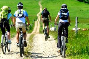 La région se prête particulièrement au cyclisme