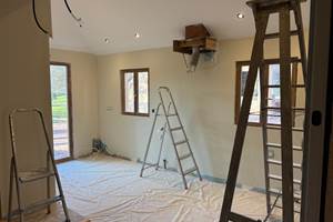 Cuisine 20 personnes donnant sur l'exterieur