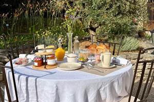 Petit-déjeuner à la Blanchie Haute