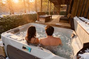 Spa privatif chauffé à 38°C