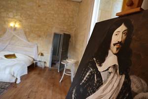 Chateau de Saint Chamarand, chambre du ROI, Aile Renaissance