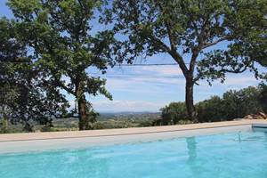 Maison avec vue et piscine Mont Ventoux