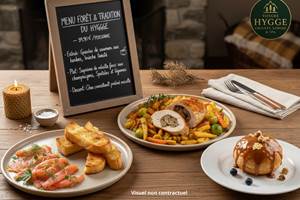 Menu Forêt & Tradition du Hygge (visuel non contractuel)