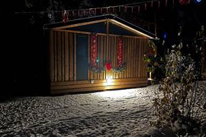 HY•Lødge Spa-2pers Hiver de nuit