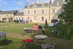 oenotourisme dans le jardin du château