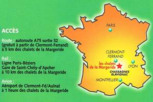 Les Chalets de la Margeride: Une situation géographique au cœur du pays
