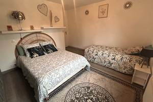 chambre 2-lits 140x90-90x200-rez de chaussée