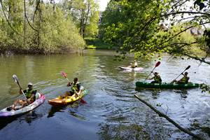 canoë monoplace et biplace sur la Dordogne