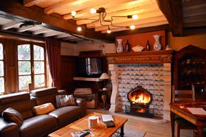 Insolites Chimay Manoir feu ouvert