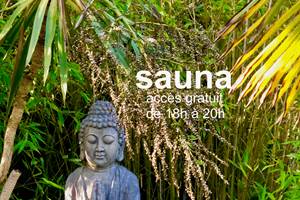 sauna gratuit de 18H à 20H