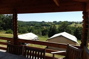 camping-la-perle-creuse-chalet Florida-6personnes-vue panoramique