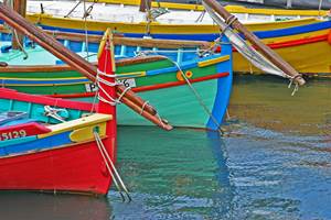 Les barques catalanes de Collioure