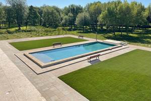 VUE AERIENNE PISCINE