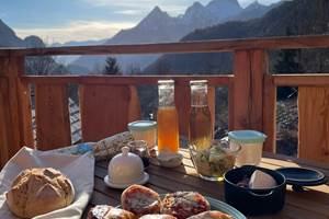 Les cabanes du domaine de l'Esperluette - Petit déjeuner