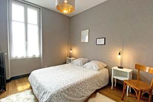 Chambre double avec literie de qualité
