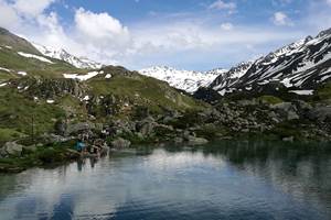 Le lac vert, une randonnée à une heure de Valmeinier