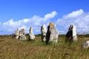 les alignements de Lagatjar  à Camaret