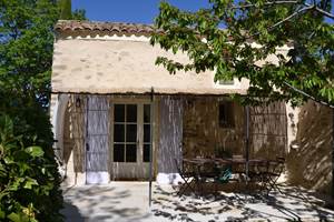Terrasse privative du gîte