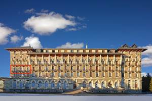 Bienvenue au Grand Hôtel de Font Romeu Appartement familial de 80m2 plein sud au 2éme étage avec ascenseur.