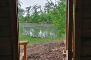 les bois de saint Auvent vue sur l'étang