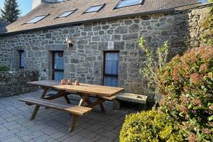 Vue de l'éxterieur ensoleillé