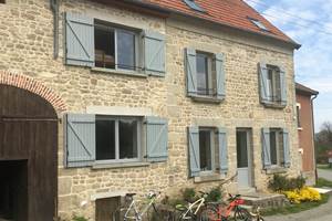 Le gîte aménagé dans une maison creusoise traditionnelle.