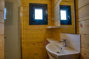 Salle de bain chalet Commarque