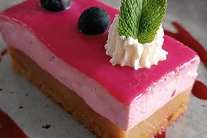 Dessert au cassis Les Rêves de Baie de Somme