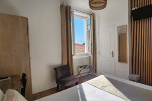 Chambre double confort au cœur de Biarritz
