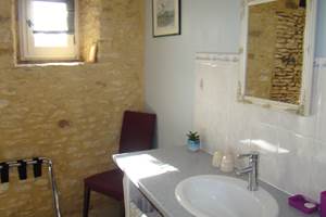 Salle de bain Chambre Prune