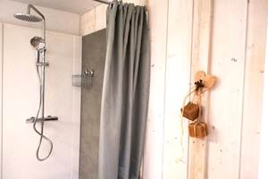 à la douche