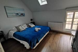 Chambre avec lit King Size.