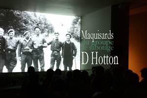 BDP1940 salle de projection- Maquisards groupe D de sabotage du Service Hotton