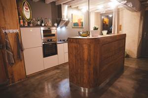 LA CLE DES CHAMPS #CHEZSUZANNE cuisine totalement aménagée bistrot comptoir