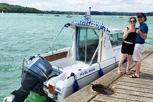 Le bateau est disponible pour une balade privée sur la Rance