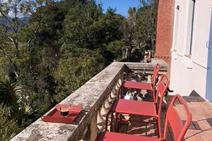 Terrasse Sud Chateau La Sybille