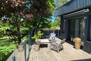 Terrasse du Lodge avec vue imprenable