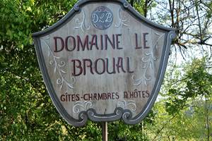 Panneau du Domaine le Broual
