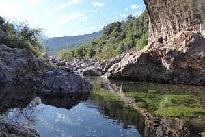 Sous le pont du Fango