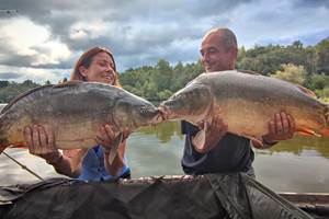 PECHE DOUBLE CARPE