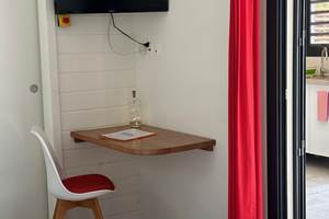Iguane House villas & Micro Spa Villa Corail espace bureau dans la chambre
