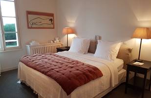 chambre supérieur vue sur le jardin