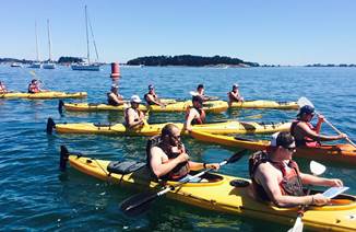 Course d'orientation en kayak avec Armor Evasion