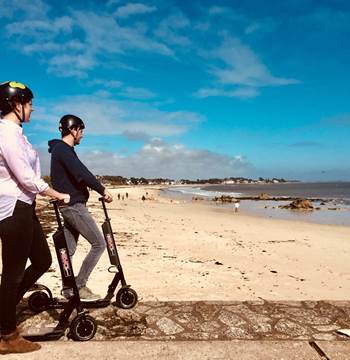 Balade en trottinette électrique