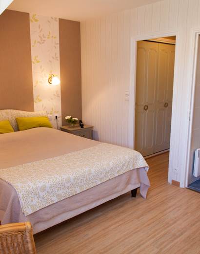 Chambre supérieure Hôtel de Kerlon Plouhinec Morbihan