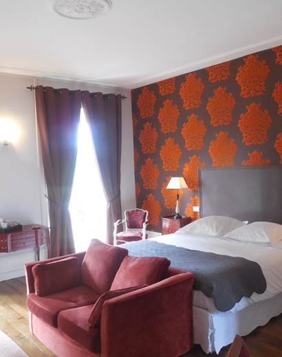 Chambres d'hôtes Le Jardin des Lys chambre Lys Rouge